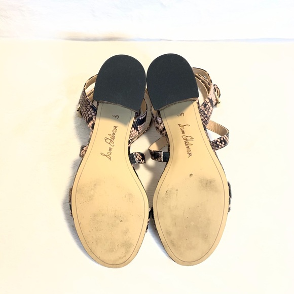 Sam Edelman Snake Print Sandals - Picture 16 of 16